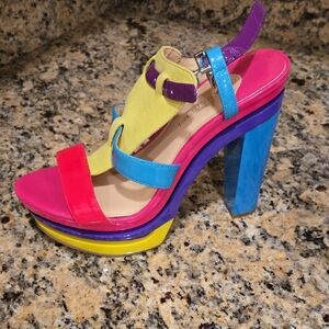 Colorful Women's Platform Sandals